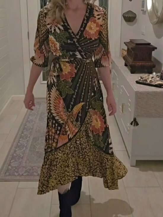 FARM Rio Dresses & Skirts - Farm Rio Printed Long Dress Size: S